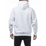 PRO CLUB HEAVYWEIGHT PULLOVER HOODIE - WHITE BACK SIDE