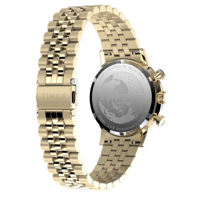 Marlin® Quartz Chronograph 40mm Stainless Steel Bracelet Watch