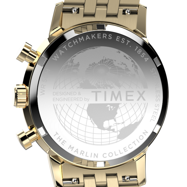 Marlin® Quartz Chronograph 40mm Stainless Steel Bracelet Watch