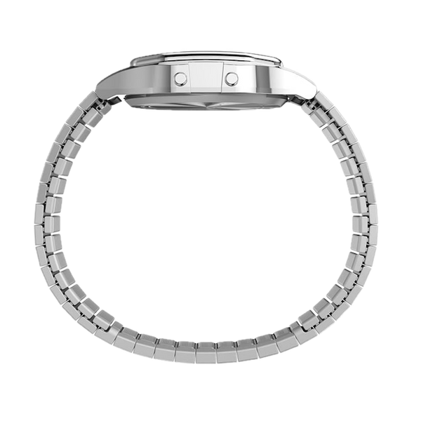 Timex T80 34mm Watch with Stainless Steel Bracelet - SILVER