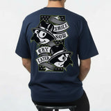 Smile Now Cat - Navy