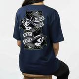 Smile Now Cat - Navy