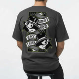 Smile Now Cat - Charcoal