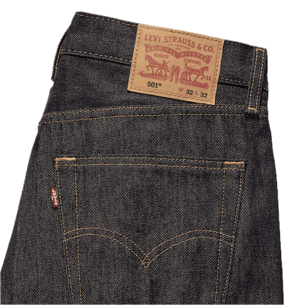 501 LEVI'S SHRINK-TO-FIT JEANS - BLACK