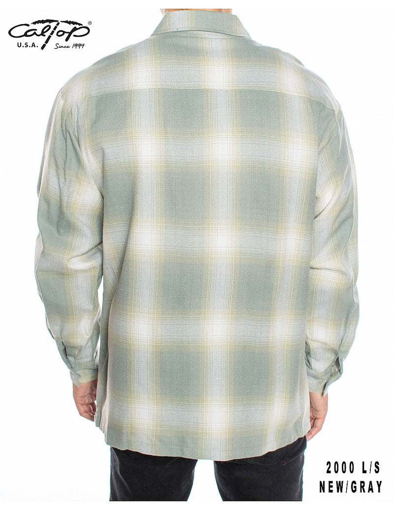 CalTop Long Sleeve Flannel - New Grey