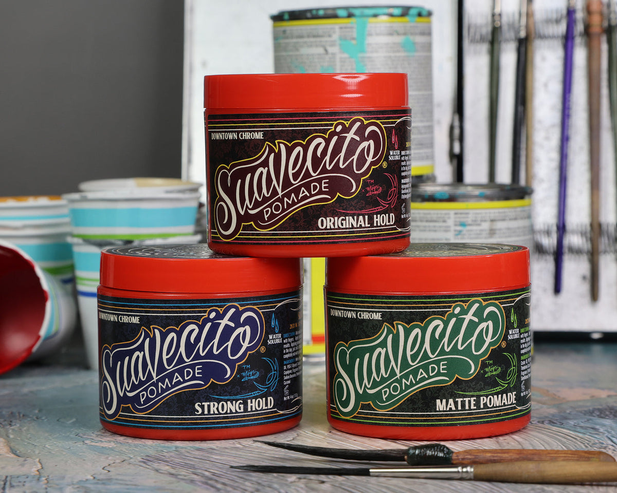 Suavecito Pomade オリジナル 4個セット Amazon.com: Suavecito Pomade Original Hold 4 oz, 3 Pack