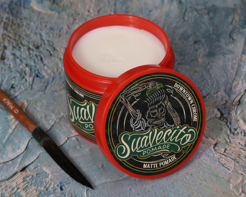 Suavecito Matte Pomade 4 oz - Downtown Chrome