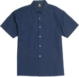 YAGO Men's Relaxed Fit Button Up Short Sleeve Work Shirt