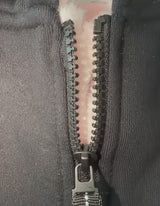 Pro Club Heavyweight Pile Full Zip Hoodie - Black/Pink