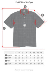 YAGO Men's Relaxed Fit Button Up Short Sleeve Work Shirt