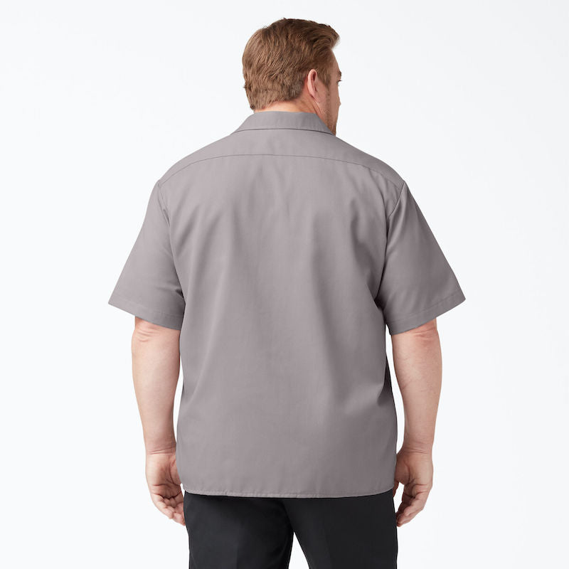 DICKIES WORK SHIRT SHORT SLEEVE - SILVER BACK TWO