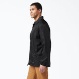Dickies Nylon Snap Front Jacket - Black