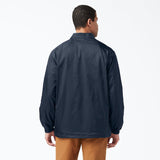 Dickies Nylon Snap Front Jacket - Dark Navy