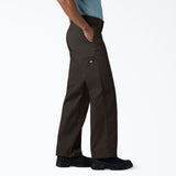 Dickies Loose Fit Double Knee Work Pants - Dark Brown