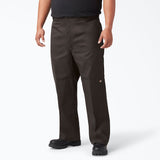 Dickies Loose Fit Double Knee Work Pants - Dark Brown