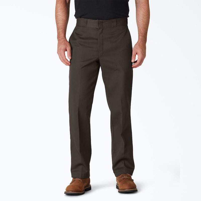 DICKIES PANTS 874 DARK BROWN