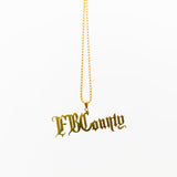 FB County Chain Necklace